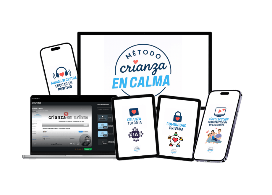 Curso Método Crianza en Calma en distintos dispositivos